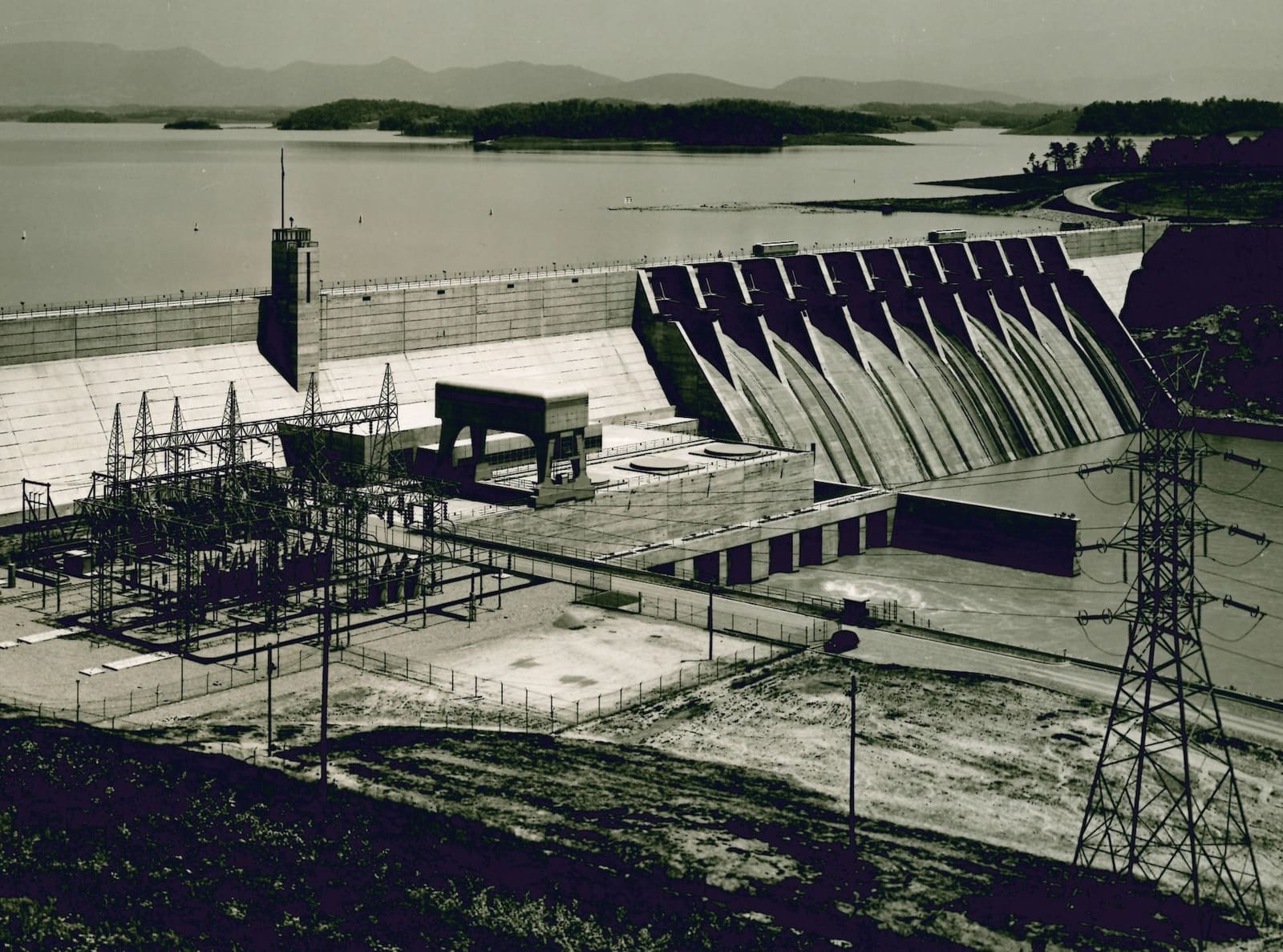 Field-service work, duotoned in the steel accent